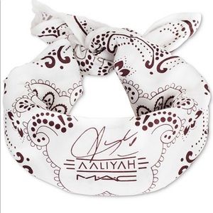 Limited edition Aaliyah MAC bandanna